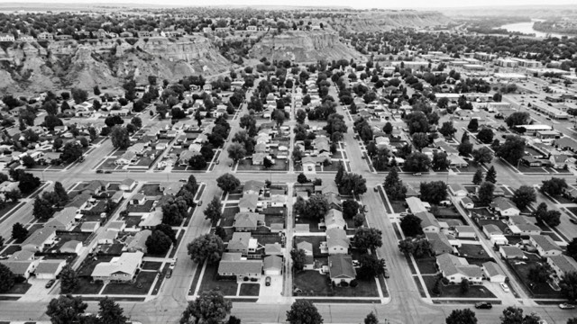 Billings, Montana residential neighborhood street